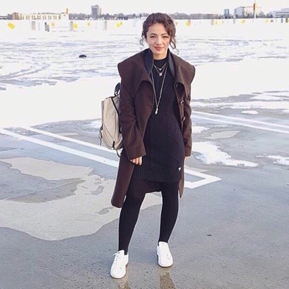 BCBGMaxAzria Jackets & Blazers - BCBGMaxazria Full Length Brown Wool Coat SM